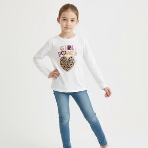 Girls Garanimals Girl Power long sleeve T-shirt